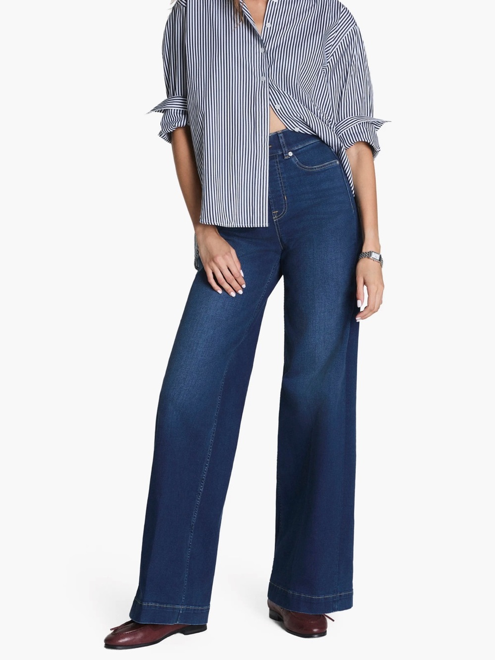 SPANXshape™ EveryWear High Waist Wide Leg Jeans